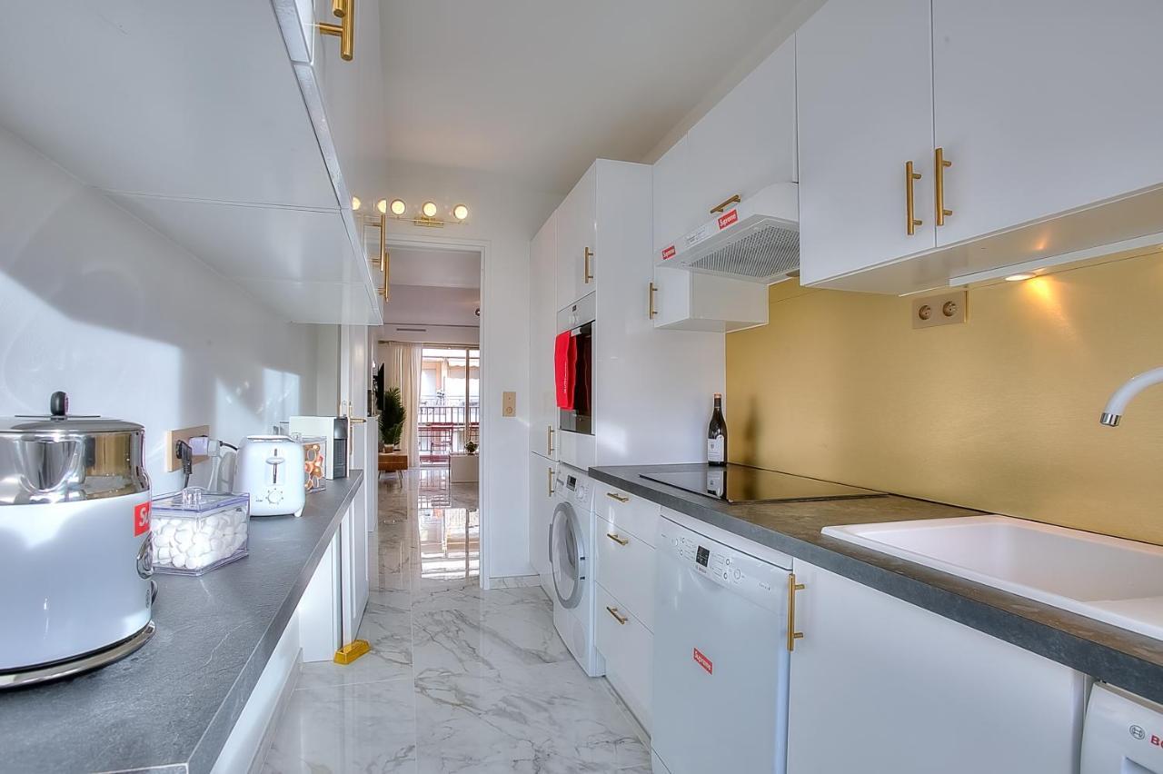 Luxury 4 Stars Apartment With 2 Terraces, Cannes Croisette Kültér fotó